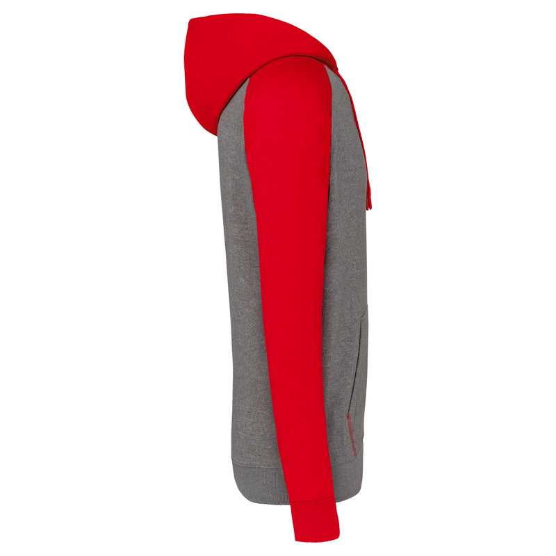 ADULT TWO-TONE HOODED SWEATSHIRT