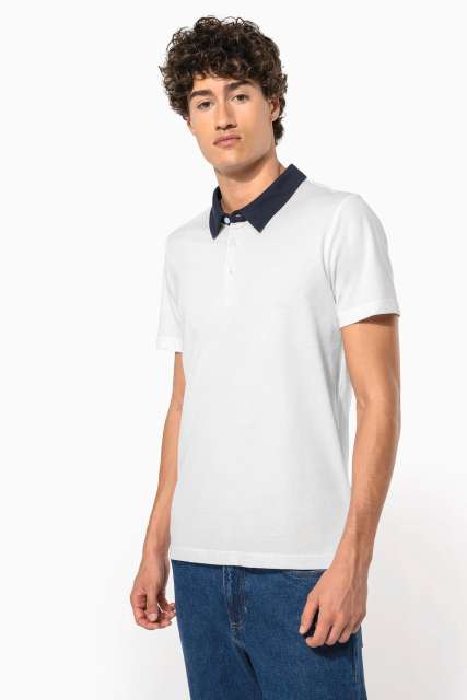 TRICOU POLO TWO-TONE JERSEY