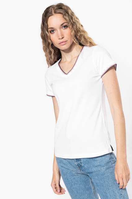 TRICOU DAMA GULER V PIQUÉ KNIT