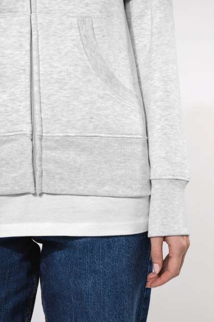 LADIES' FULL ZIP HOODED SWEATSHIRT