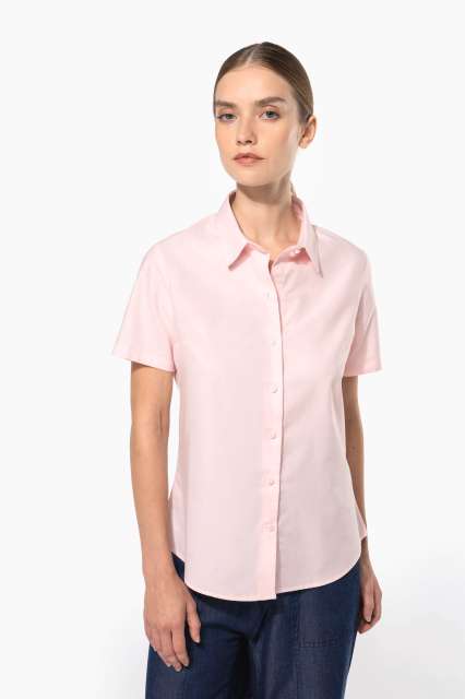 LADIES' SHORT-SLEEVED OXFORD SHIRT