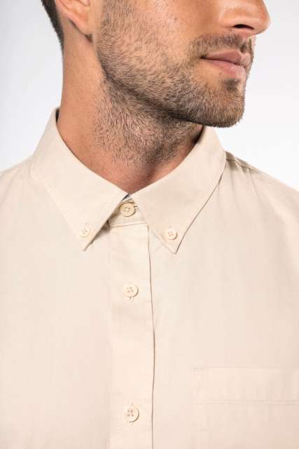 MEN'S ARIANA III SHORT-SLEEVE COTTON SHIRT