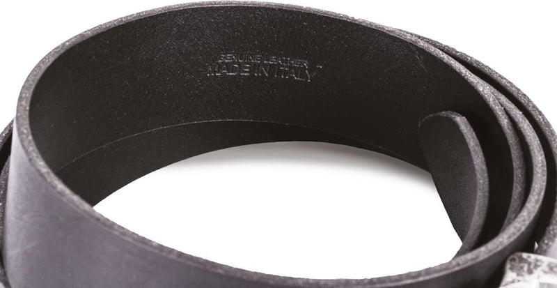 RAW EDGE LEATHER BELT - 35MM