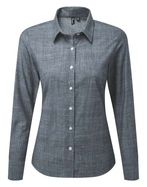 CAMASA DE DAMA DIN BUMBAC CHAMBRAY