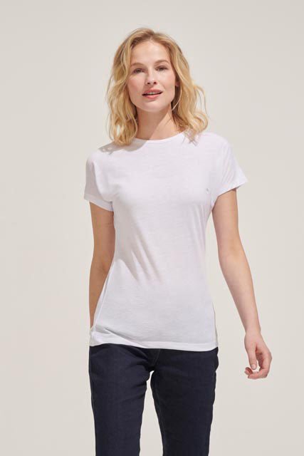 TRICOU DAMA POLIESTER SOL'S MAGMA WOMEN