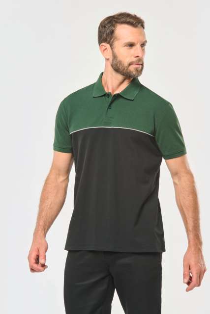 TRICOU POLO BARBATI ECO-FRIENDLY TWO-TONE WK110