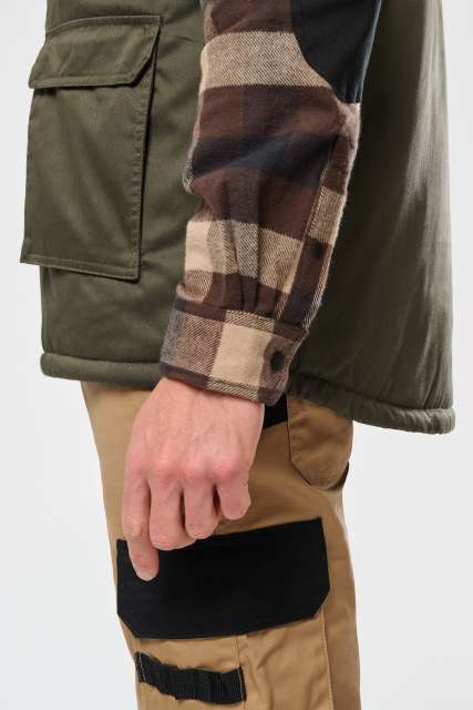 UNISEX PADDED MULTI-POCKET POLYCOTTON VEST