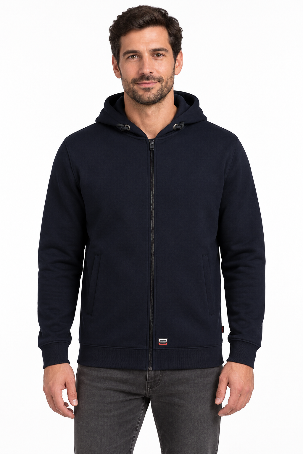 HANORAC UNISEX HOODED SWEAT JACKET WASHABLE 60°C T44