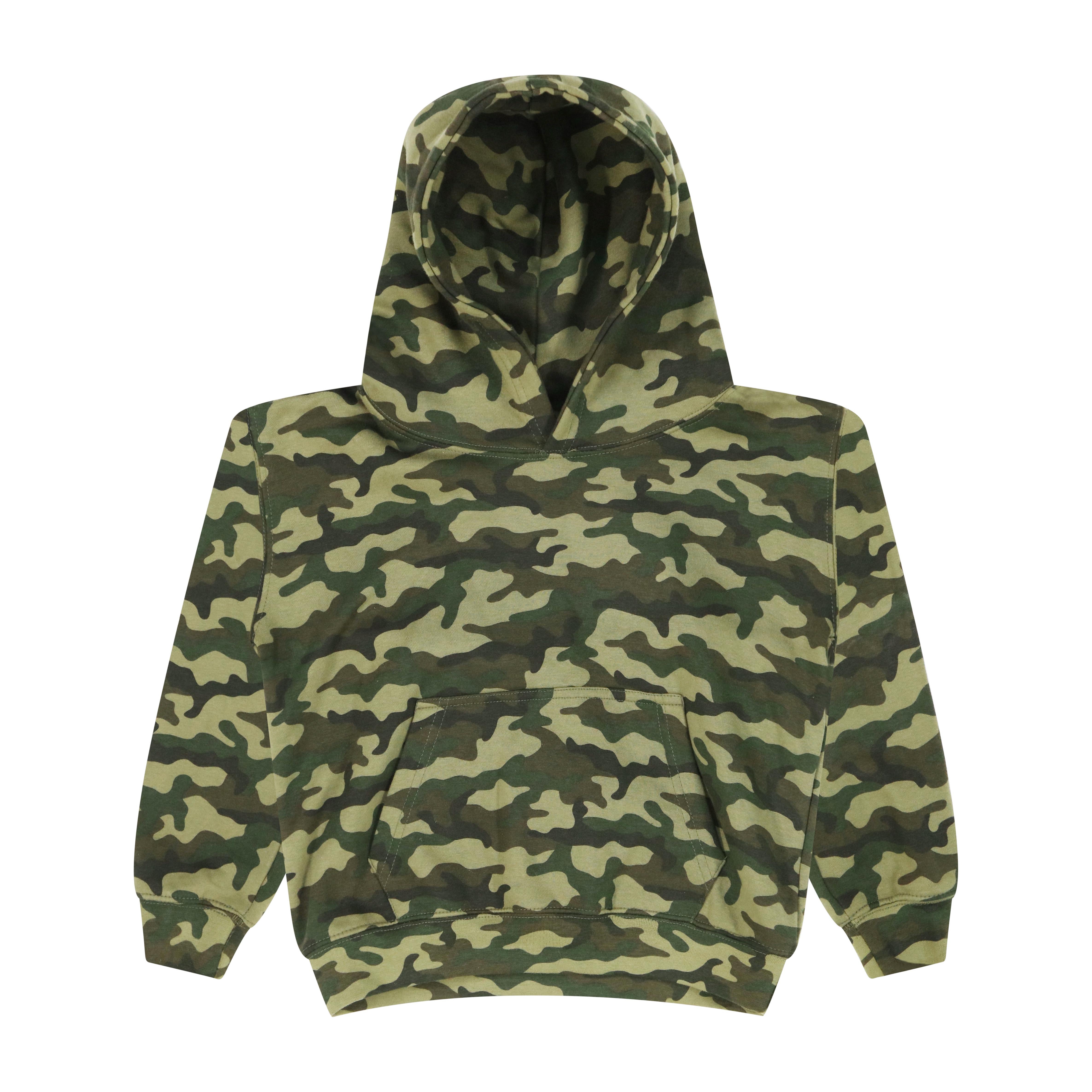 KIDS CAMO HOODIE