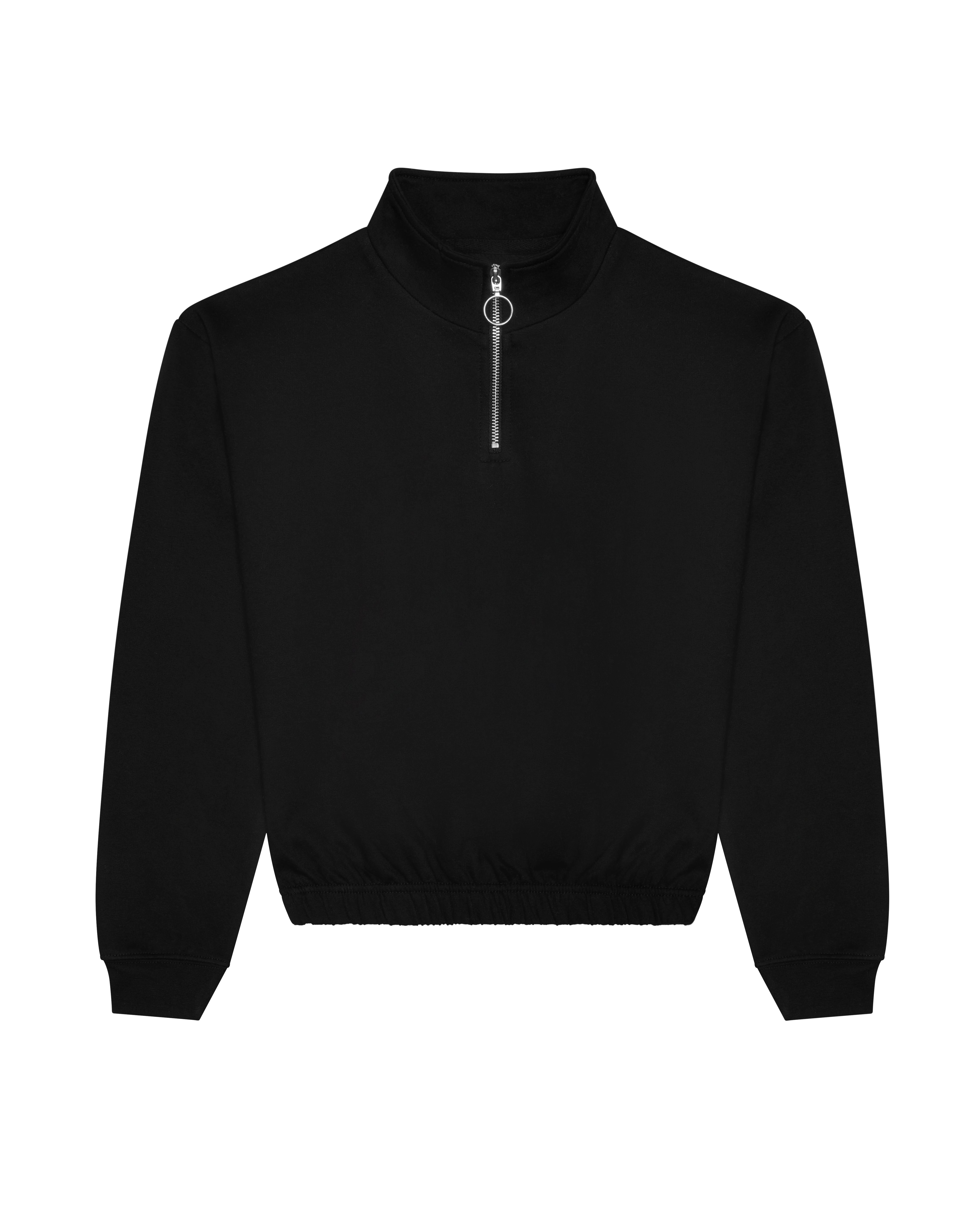 WOMEN'S CROPPED 1/4 ZIP SWEAT