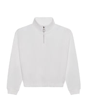 WOMEN'S CROPPED 1/4 ZIP SWEAT