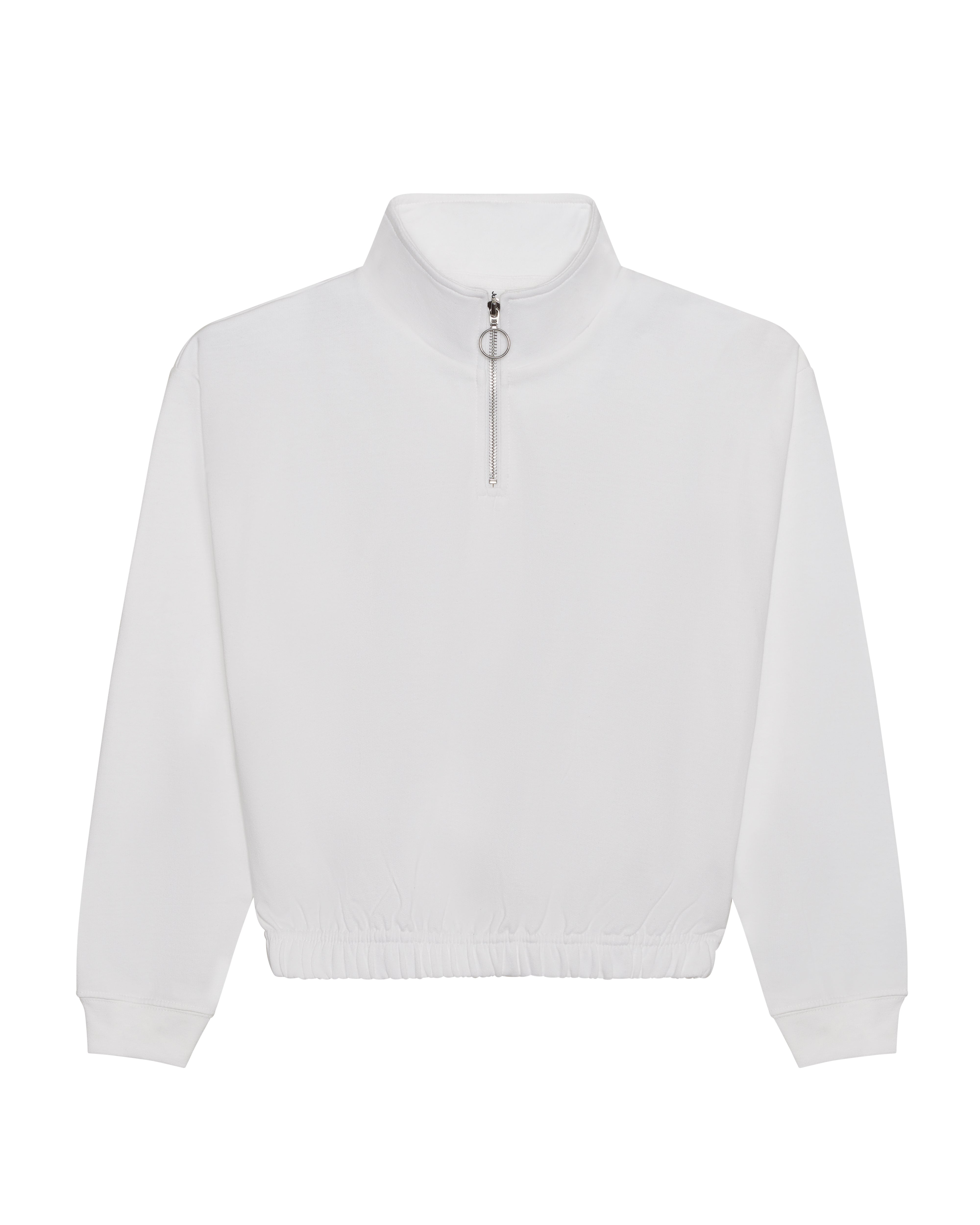WOMEN'S CROPPED 1/4 ZIP SWEAT