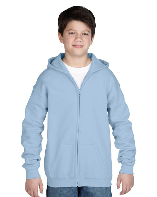 HEAVY BLEND™ YOUTH FULL ZIP HOODED SWEATSHIRT