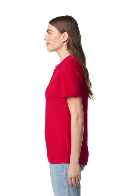 SOFTSTYLE™ LADIES' DOUBLE PIQUÉ POLO