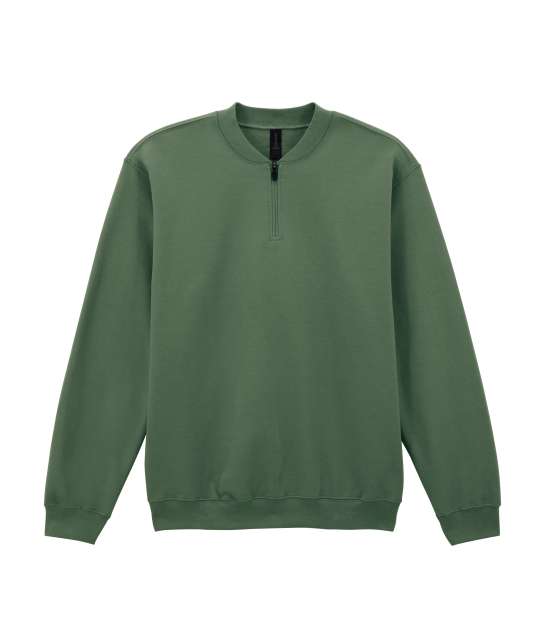 SOFTSTYLE™ MIDWEIGHT ADULT FLEECE 1/4 ZIP SWEATSHIRT