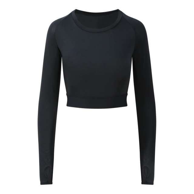 WOMEN'S LONG SLEEVE CROP T