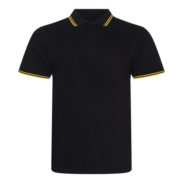 TRICOU POLO STRETCH CU MARGINI CONTRASTANTE JP003