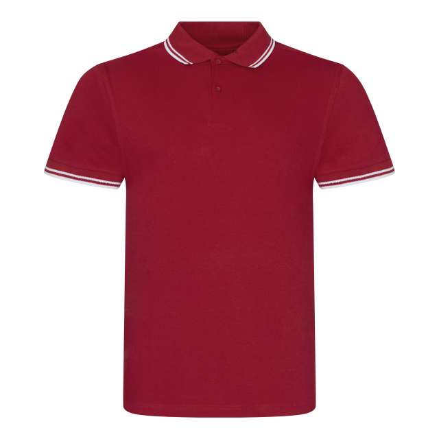 TRICOU POLO STRETCH CU MARGINI CONTRASTANTE JP003