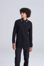 TRICOU POLO MANECA LUNGA THE 100 JP103