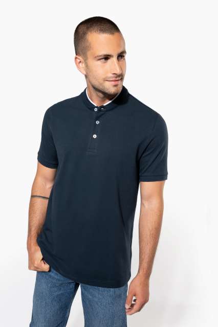 TRICOU POLO MANDARIN COLLAR