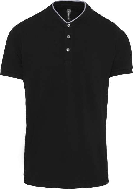 TRICOU POLO MANDARIN COLLAR