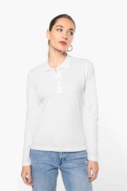 TRICOU POLO DAMA PIQUE MANECA LUNGA KA257