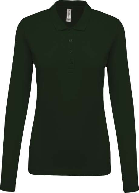 TRICOU POLO DAMA PIQUE MANECA LUNGA KA257