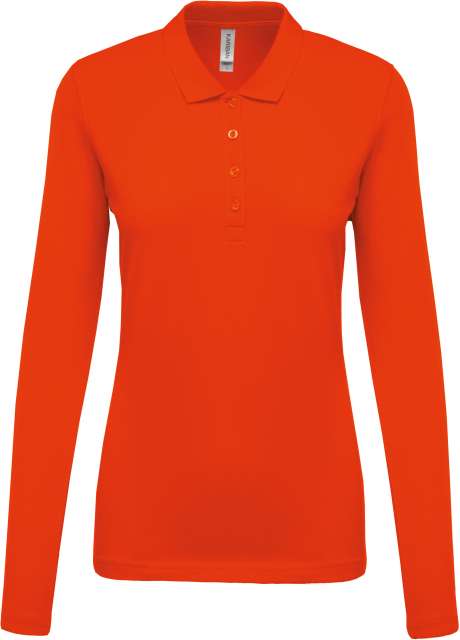 TRICOU POLO DAMA PIQUE MANECA LUNGA KA257
