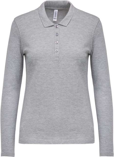 TRICOU POLO DAMA PIQUE MANECA LUNGA KA257