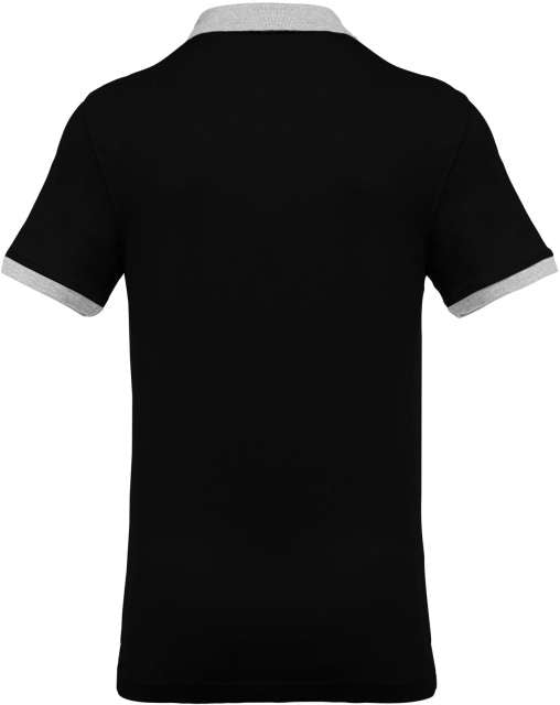 TRICOU POLO TWO-TONE PIQUÉ