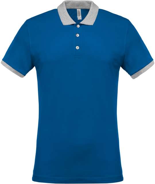 TRICOU POLO TWO-TONE PIQUÉ