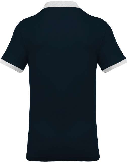 TRICOU POLO TWO-TONE PIQUÉ