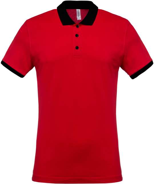 TRICOU POLO TWO-TONE PIQUÉ