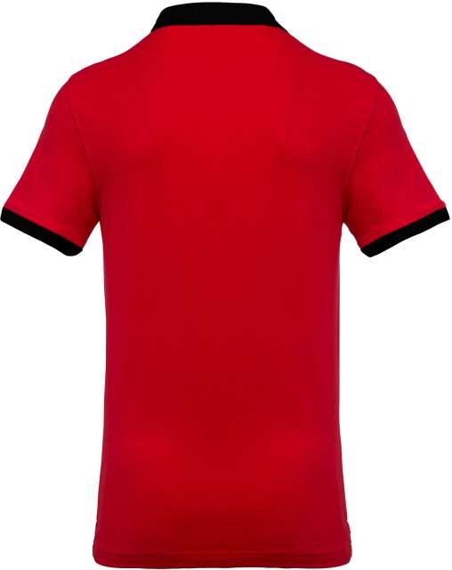 TRICOU POLO TWO-TONE PIQUÉ