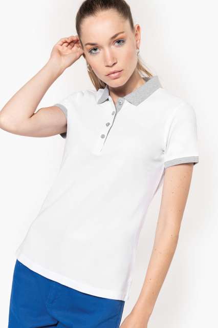 TRICOU POLO TWO-TONE PIQUÉ