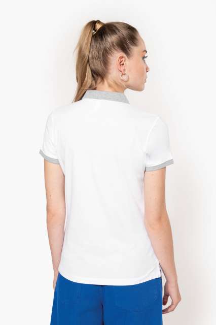 TRICOU POLO TWO-TONE PIQUÉ