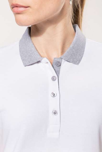 TRICOU POLO TWO-TONE PIQUÉ