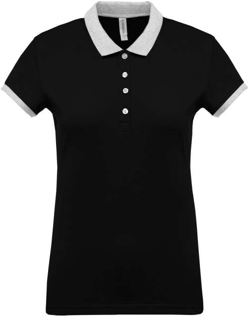 TRICOU POLO TWO-TONE PIQUÉ