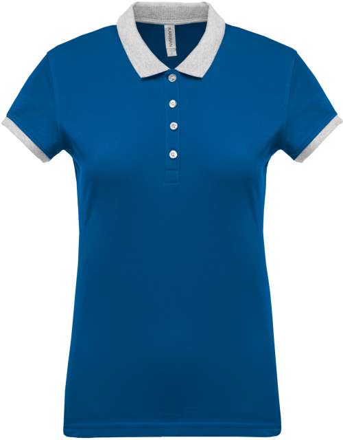 TRICOU POLO TWO-TONE PIQUÉ