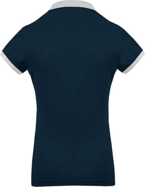 TRICOU POLO TWO-TONE PIQUÉ