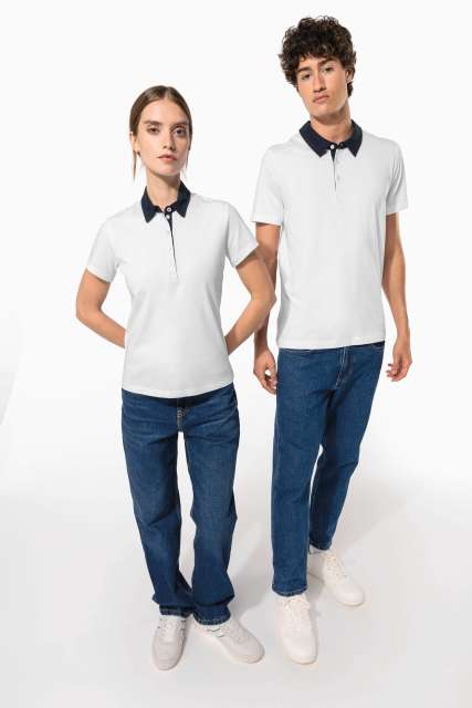 TRICOU POLO TWO-TONE JERSEY