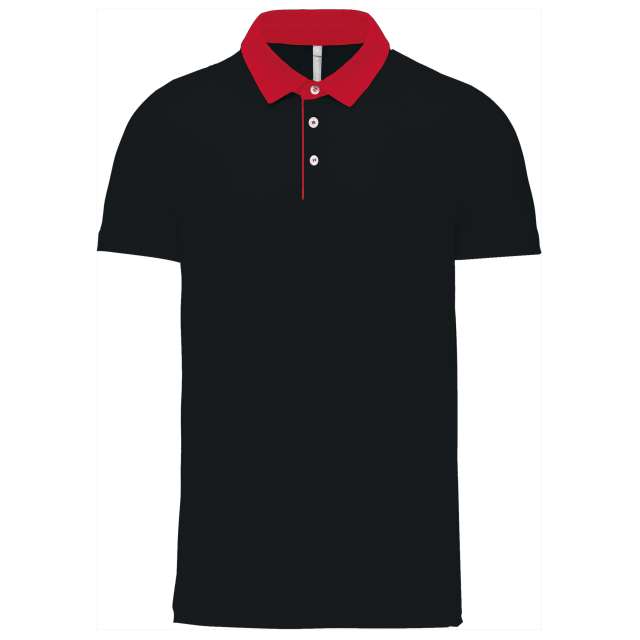 TRICOU POLO TWO-TONE JERSEY