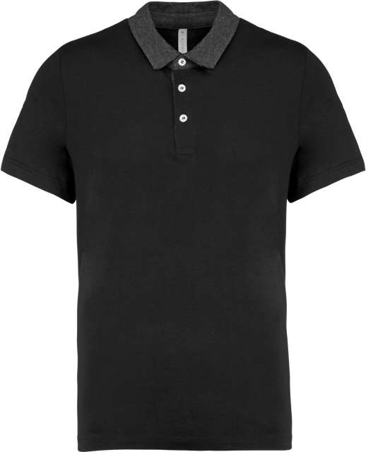 TRICOU POLO TWO-TONE JERSEY