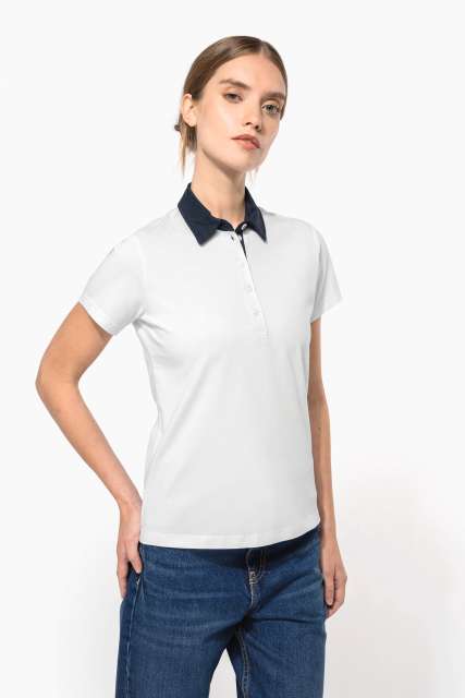 TRICOU POLO TWO-TONE JERSEY