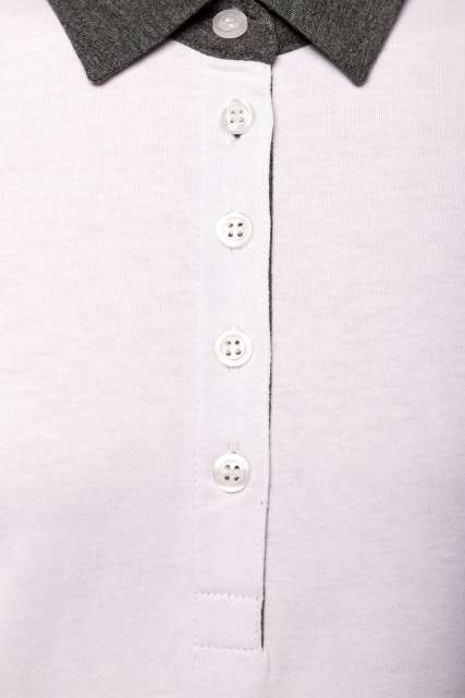 TRICOU POLO TWO-TONE JERSEY