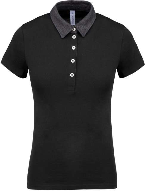 TRICOU POLO TWO-TONE JERSEY
