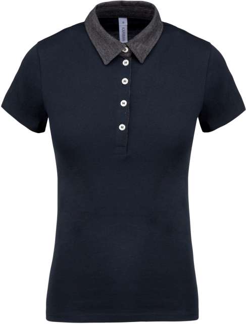 TRICOU POLO TWO-TONE JERSEY