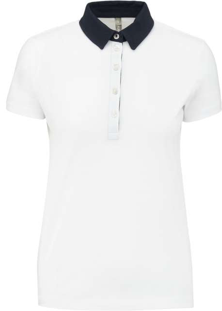 TRICOU POLO TWO-TONE JERSEY