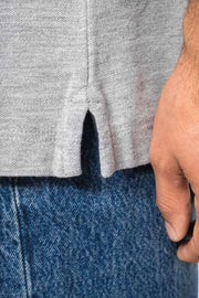 TRICOU BARBAT GLER V PIQUÉ KNIT