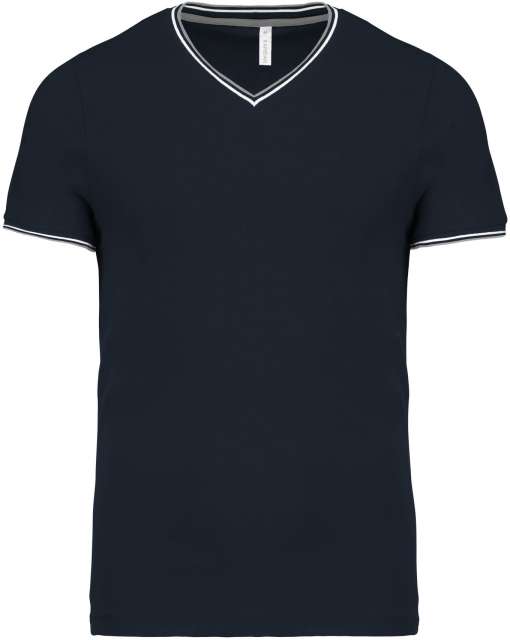 TRICOU BARBAT GLER V PIQUÉ KNIT